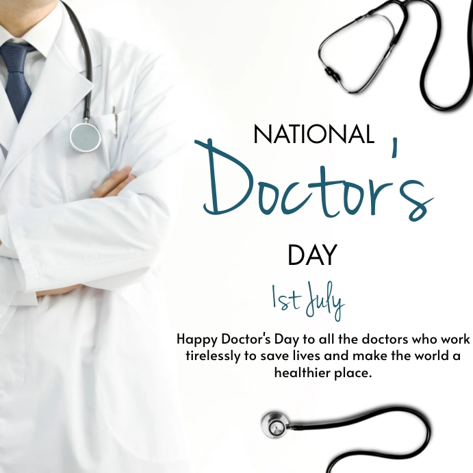 Doctor's day Template | PosterMyWall