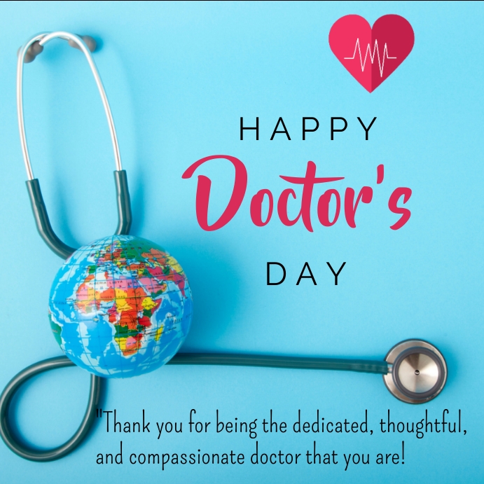 Doctors Day Design doctor's day Template | PosterMyWall