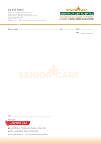 Doctor's  Letterhead A4 template