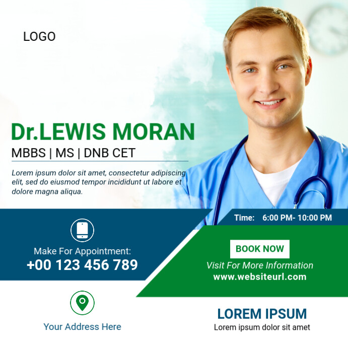 Doctor Advertisement Template | PosterMyWall