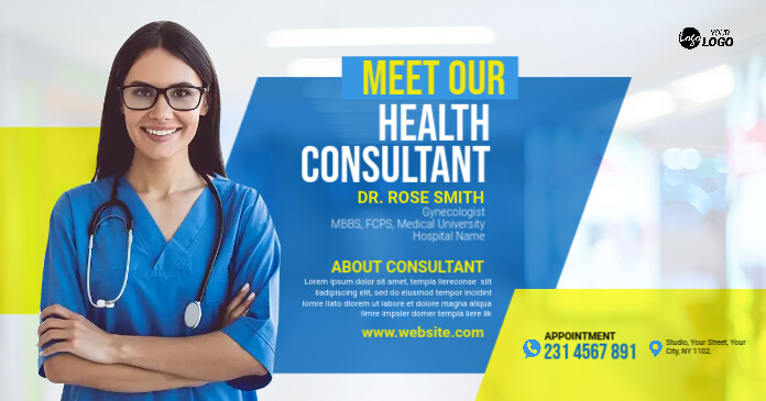 Modèle Doctor Intro Ad Template | PosterMyWall