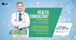 Doctor Intro Ad Template Изображение, которым поделились на Facebook