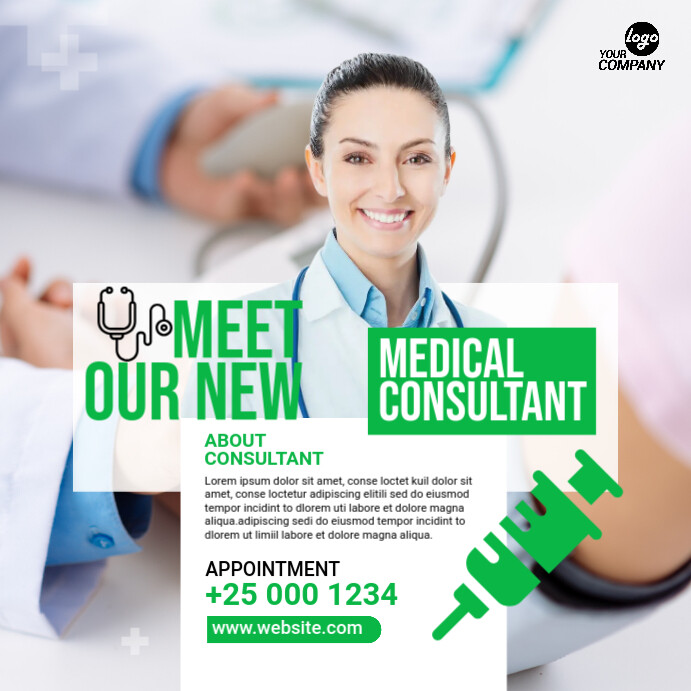 Doctor Introduction Options Doctor Intro Template | PosterMyWall