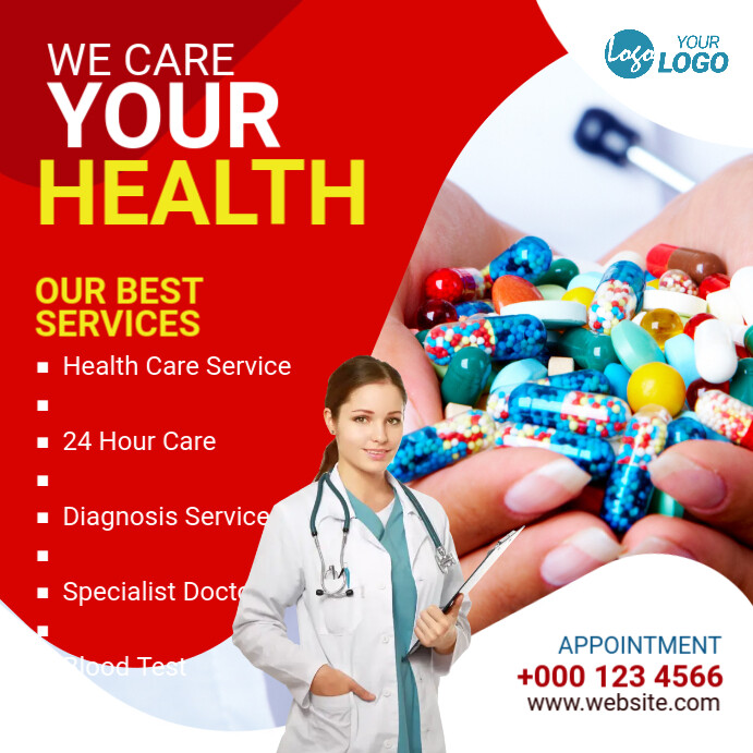 Doctor Introduction Wall Design Copy of Doctor Intro Template | PosterMyWall