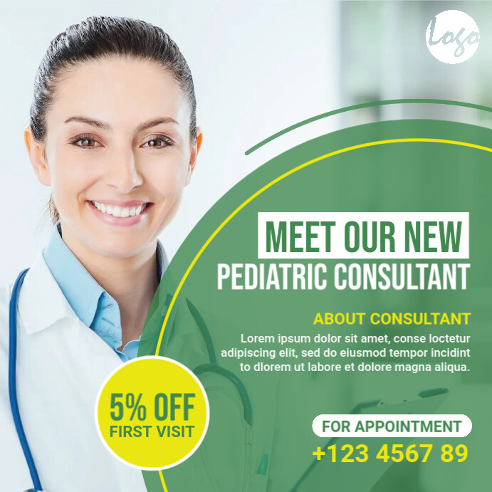 Doctor Profile Post Template | PosterMyWall