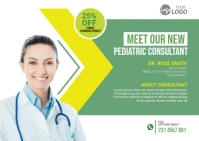 Doctor Profile Post Postcard template