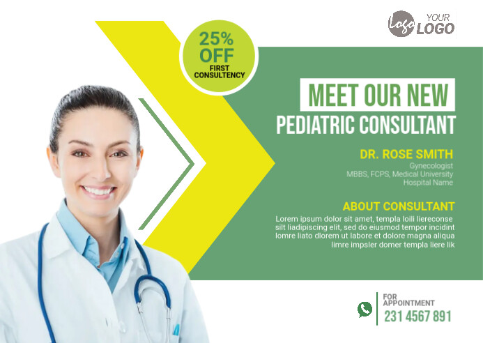 Copy of Doctor Profile Post | PosterMyWall