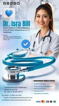 Doctor promotion instagram story template