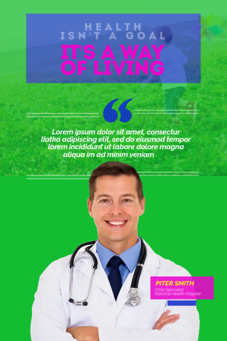 Doctor Quote Template PosterMyWall