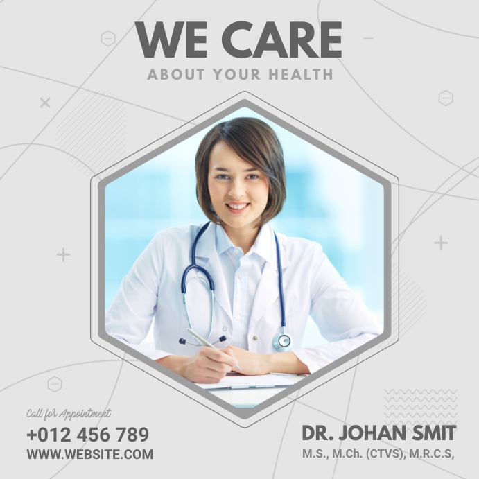 Doctor Template | PosterMyWall