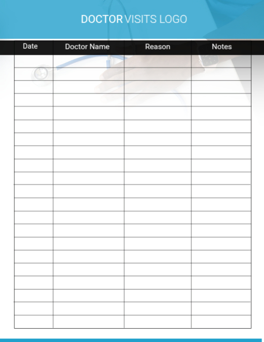Copy of Doctor Visit Planner Template | PosterMyWall
