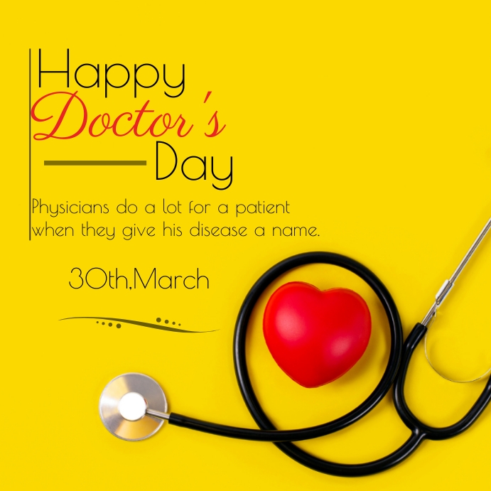 Doctors Day Template PosterMyWall