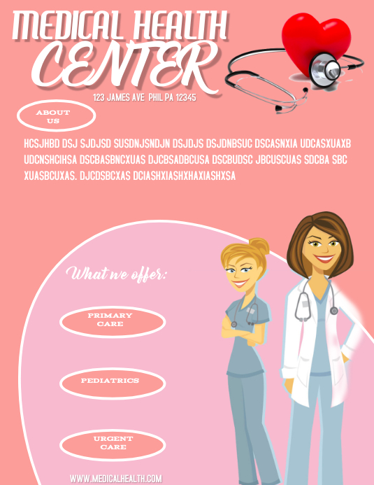 DOCTORS Flyer (US Letter) template