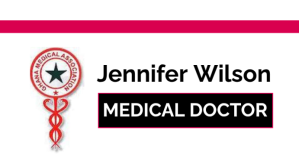 Doctors Name Tag Digitalt display (16:9) template
