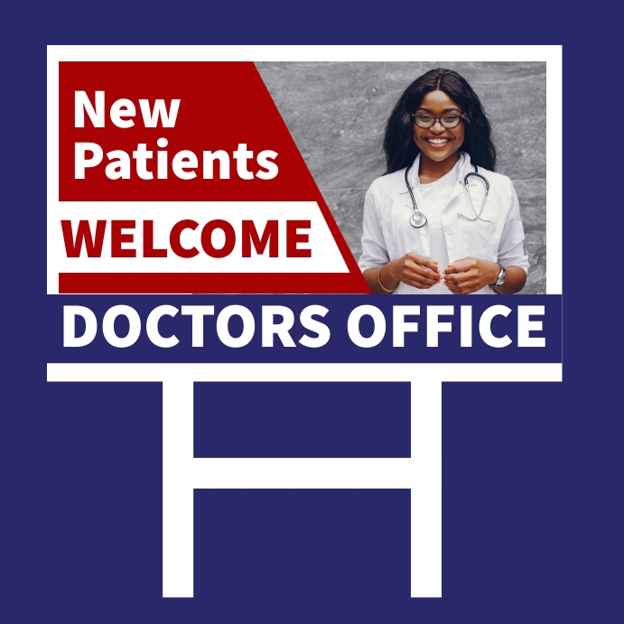 Doctors sign template | PosterMyWall
