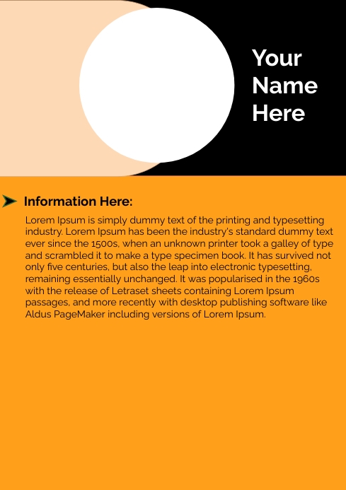 A4 Document Layout Example Document A4 Template | PosterMyWall