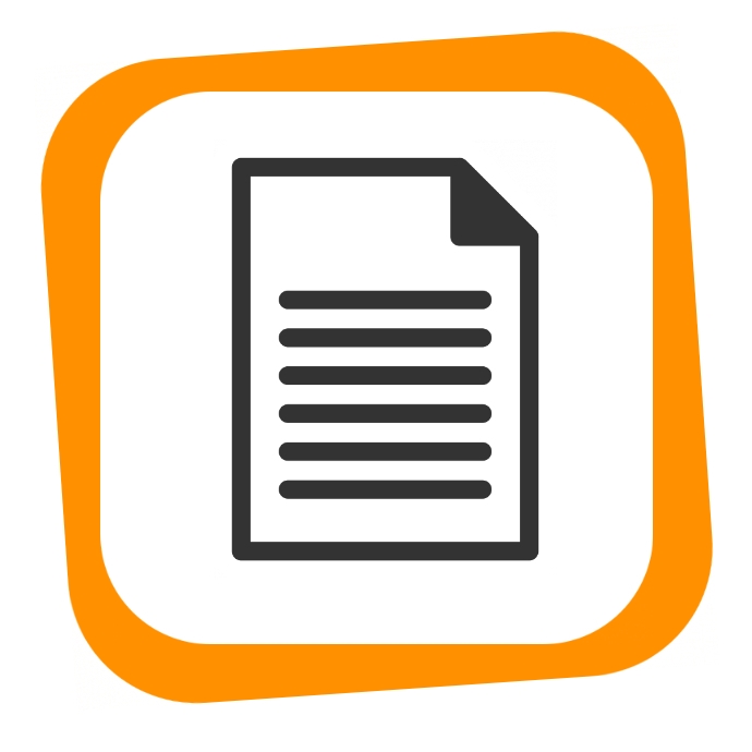 Document App icon or logo icon 徽标 template