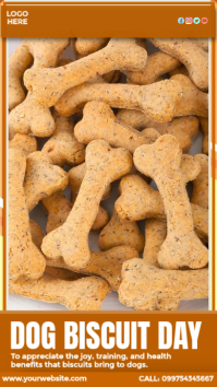 Dog Biscuit Appreciation Day template