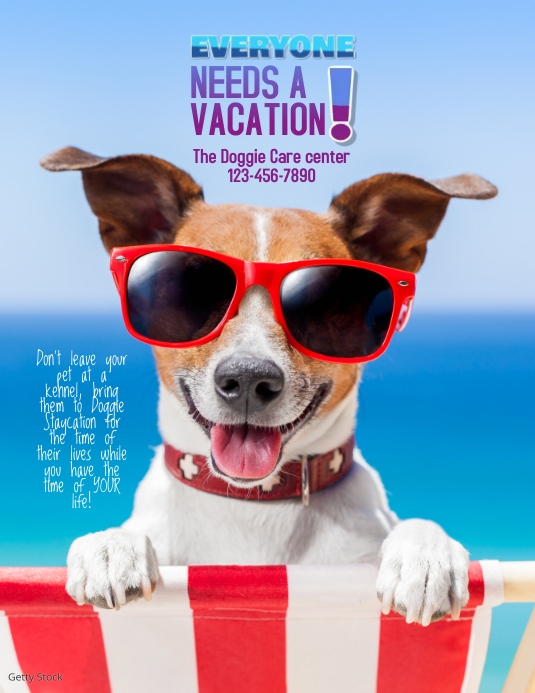 Copy of dog boarding flyer | PosterMyWall