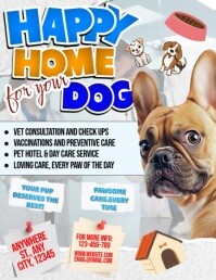 Dog Care Folheto (US Letter) template