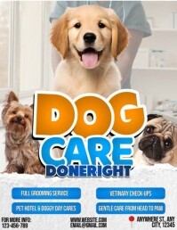 Dog Care Flyer (US Letter) template