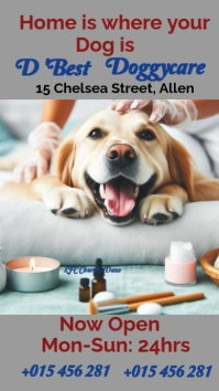 Dog care WhatsApp Status template