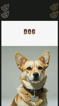Dog Tampilan Digital (9:16) template