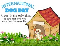 Dog Flyer (US Letter) template