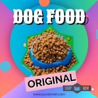 DOG FOOD โพสต์บน Instagram template