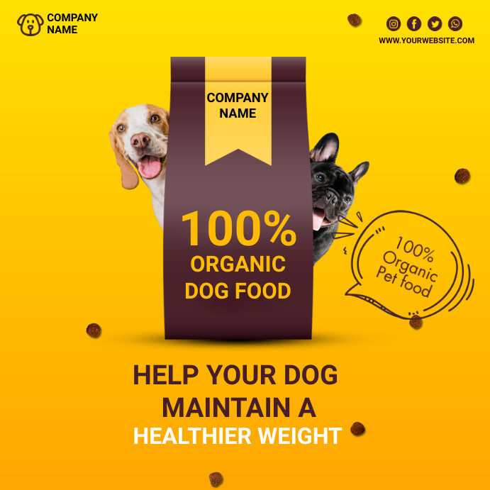 dog food Template | PosterMyWall