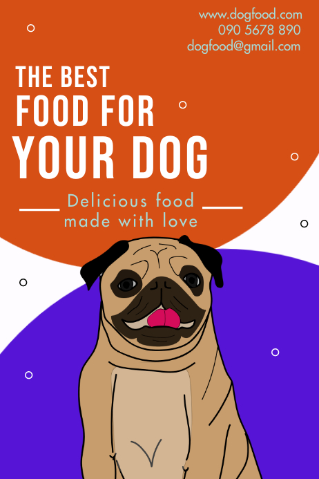 DOG FOOD FLYER Template | PosterMyWall