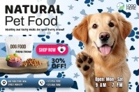 Hvid Pet Food Sale Poster Template