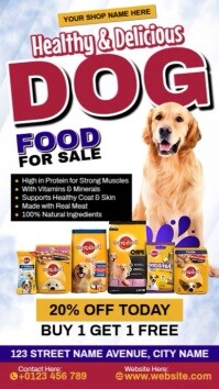 Wit Dog Food Promotion Instagram Reel Template