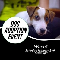 DOG ADOPTION Logo template