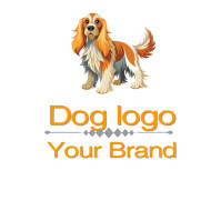 Dog logo template