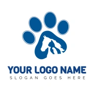Dog logo/Dogs paw/animal logo template
