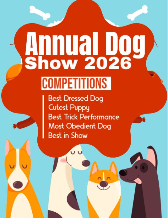 Dog Show Poster Template Free | PosterMyWall