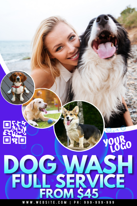 DOG WASH Template PosterMyWall