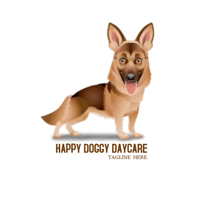 Doggy Daycare Logo template