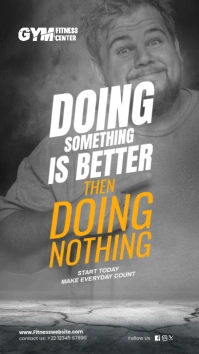 Doing Something Inspirational Template Instagram Story