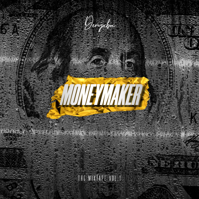 Dollar Money Rap Trap Mixtape Cover Maker Template | PosterMyWall