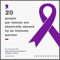 Domestic Abuse Awareness Quote Image Сообщение Instagram template