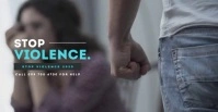 Domestic Violence Awareness Video Campaign Facebook Ad template