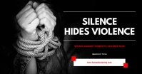 Domestic violence flyer Facebook Shared Image template