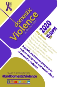 Domestic violence flyer A6 template