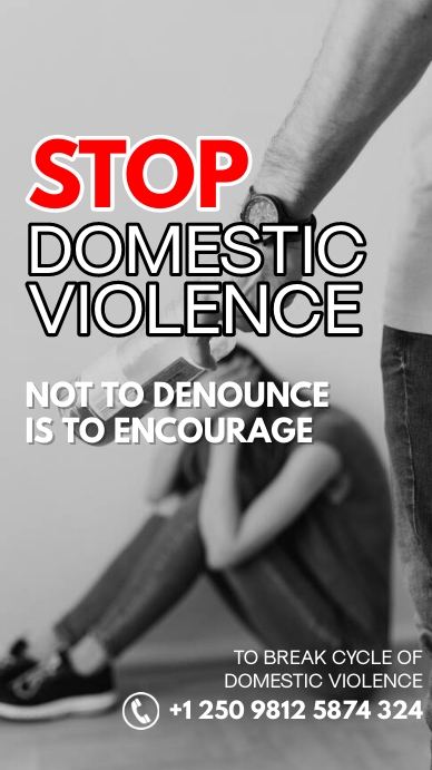 Domestic VIolence Poster Design Template | PosterMyWall
