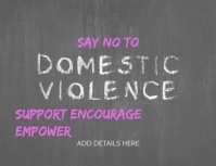 Domestic Violence Template Flyer (US-Letter)