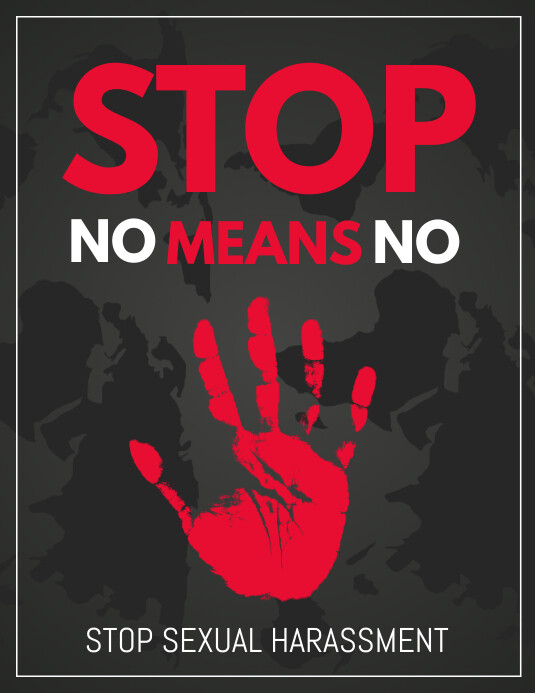 domestic voilance, stop abuse Flyer (US Letter) template
