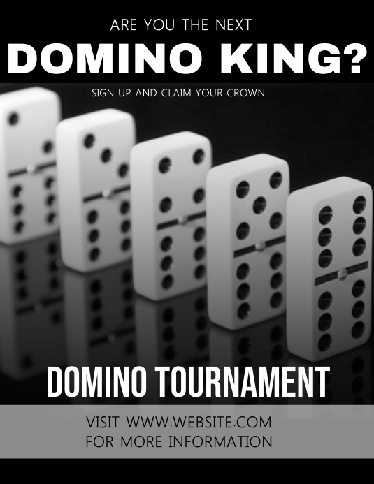 Domino Flyer Template Postermywall