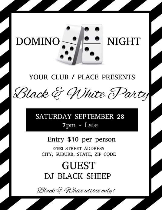 Domino Template Bilscreen